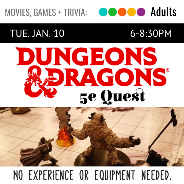 Dungeons & Dragons Quest Frankfort Public Library District