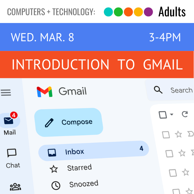 image of Google email interface. text above reads Introduction to Gmail
