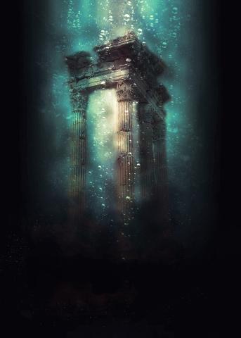 underwater ruins