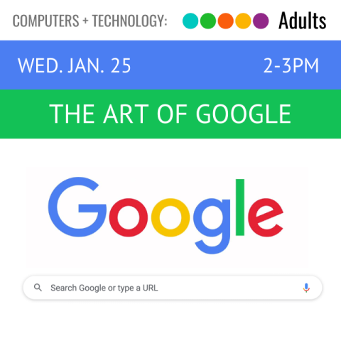 text reads The Art of Google. below is the logo of the search engine Google