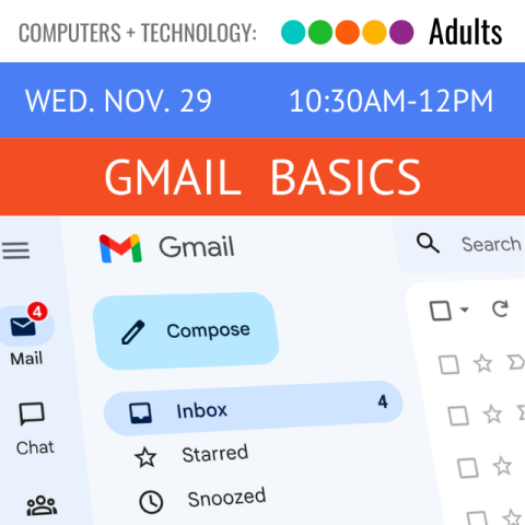 image of Google email interface. text above reads Introduction to Gmail
