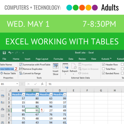 image of spreadsheet with rows, columns, and toolbars