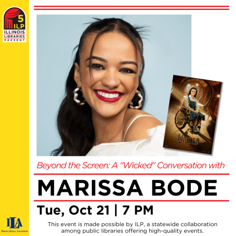 Beyond the Screen: A "Wicked: conversation with Marissa Bode Tue, Oct 21 7pm