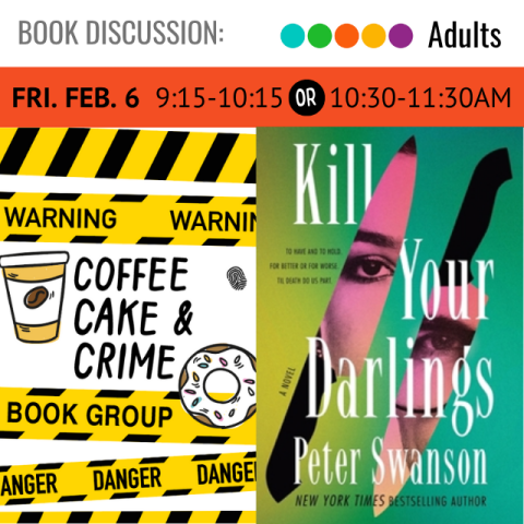 The book cover for Kill Your Darlings by Peter Swanson.