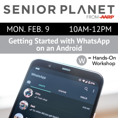 An Android mobile phone.