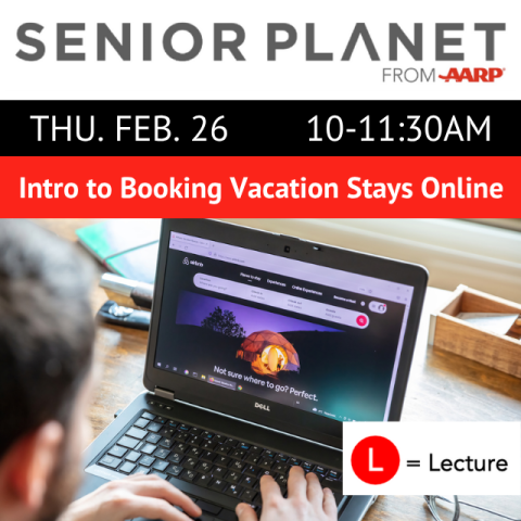 A person is looking at their laptop.