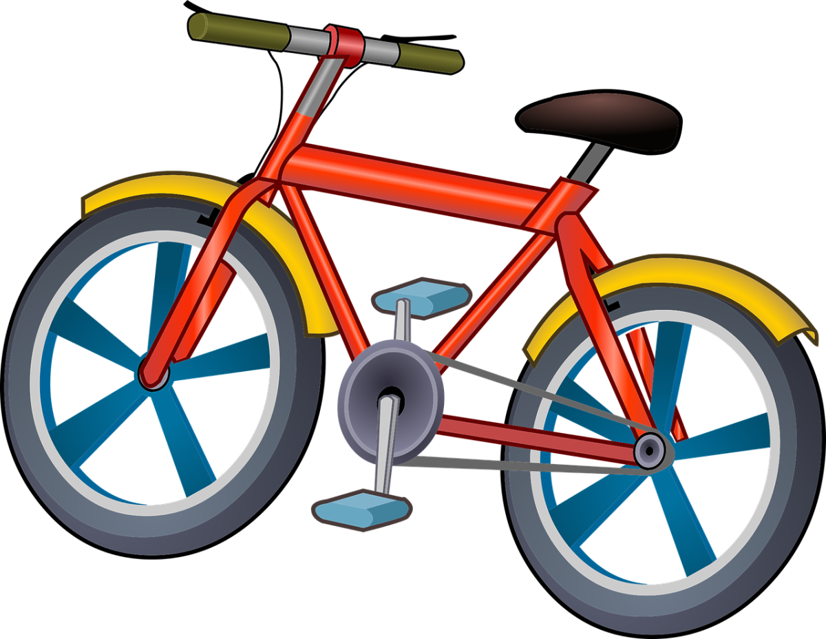 Image of a red ten-speed bicycle