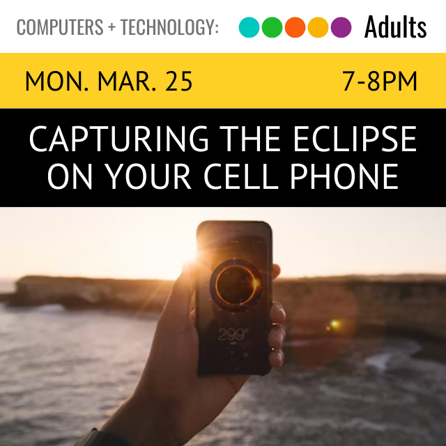 photograph of a hand holding a cell phone with the sun and coastline in the background