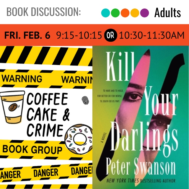 The book cover for Kill Your Darlings by Peter Swanson.