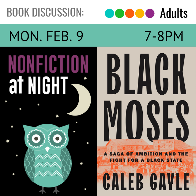 The book cover for Black Moses: A Saga of Ambition and the Fight for a Black State by Caleb Gayle.